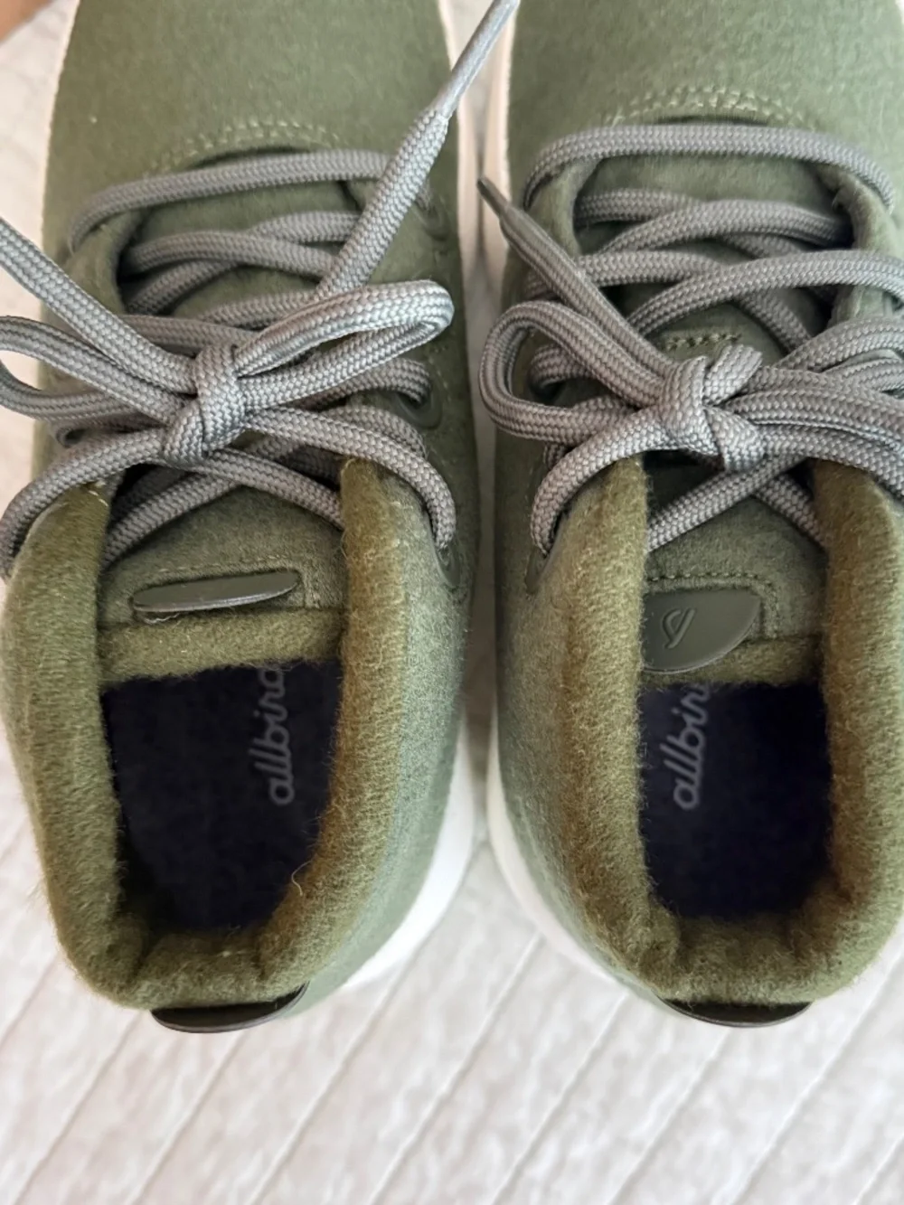 NIB Allbirds Wool Runner-Up Mizzle Thunder Green Women's Size 7